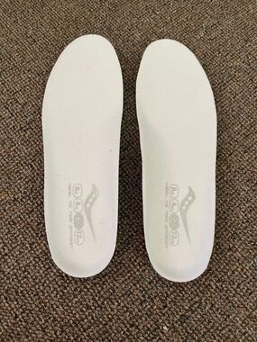 Saucony White Removable Shoe Insoles